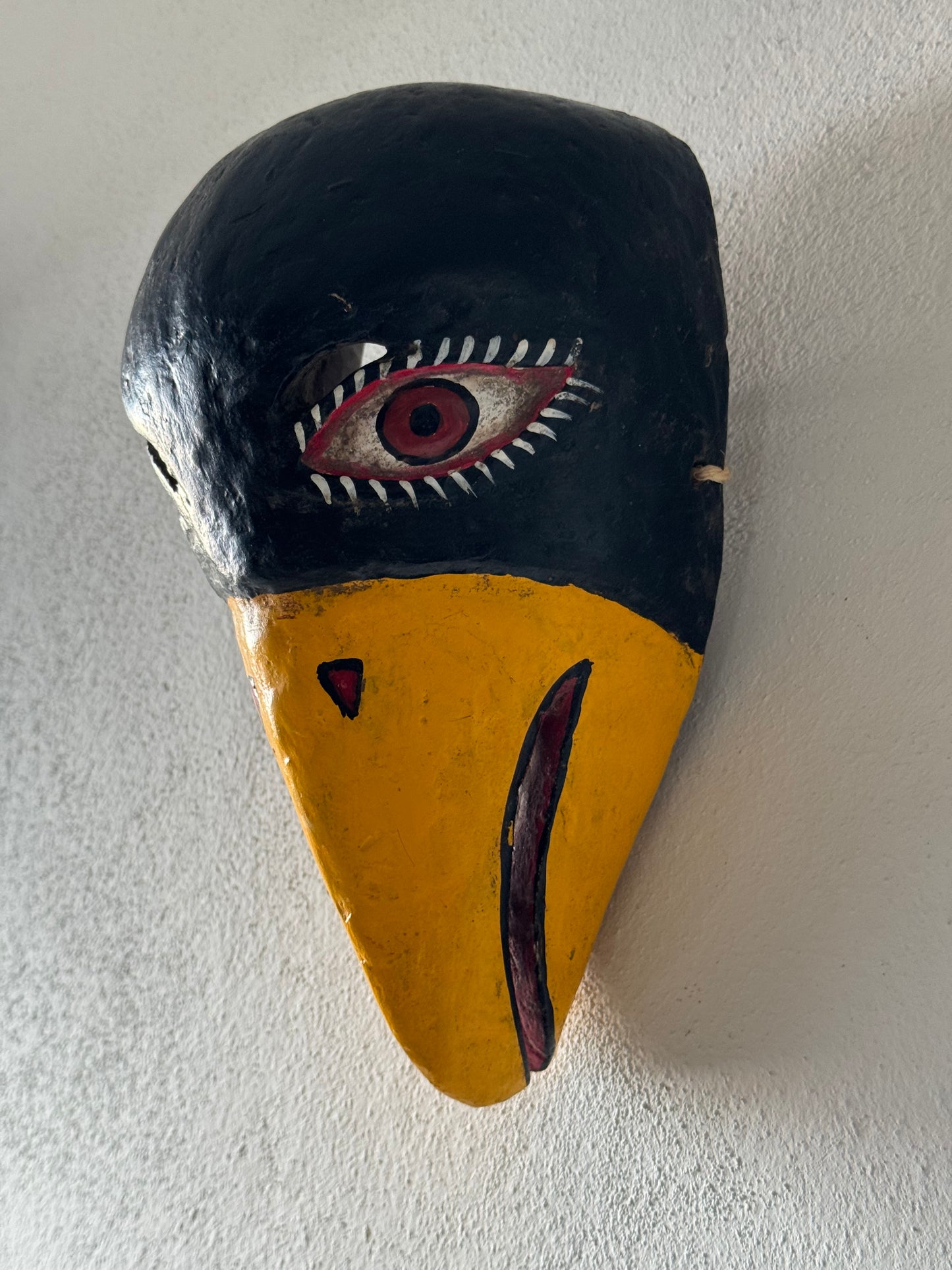 Contemporary Crow Mask From Carpinteros, Hidalgo