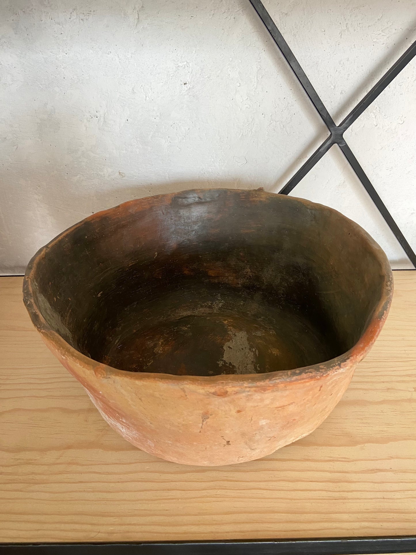 Terracotta Water Bowl From Veracruz/ Olla Apaxtle de Veracruz