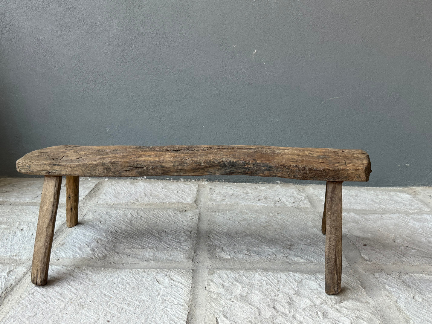 Primitive Mesquite Bench From Guanajuato/ Banca Primitiva De Mesquite De Guanajuato