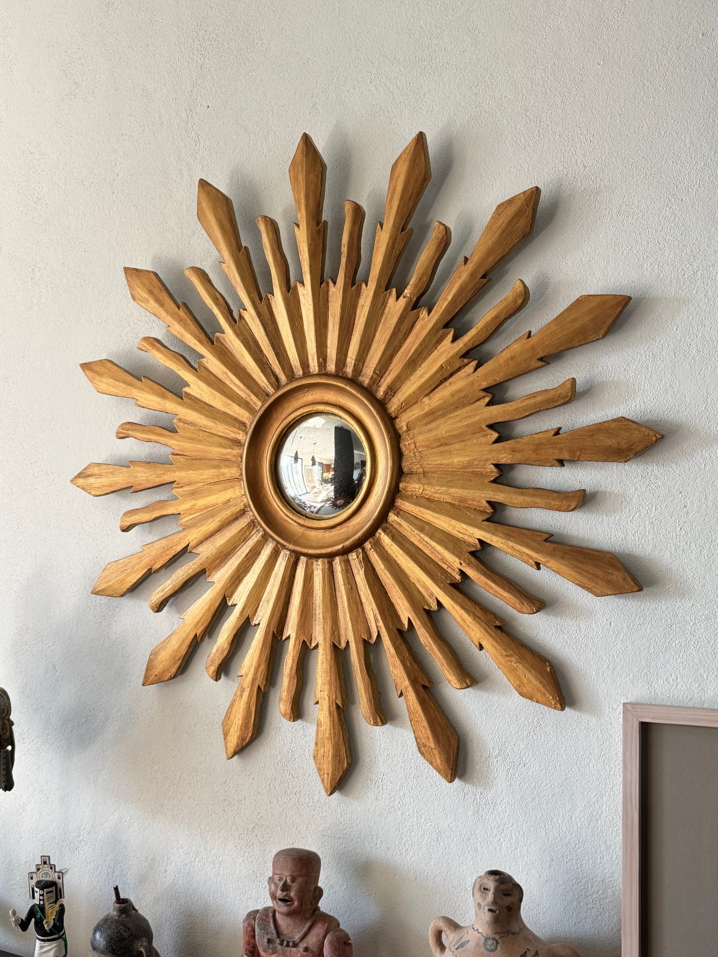 Sunburst Mirror From Mexico City, 1920’s / Resplandor CDMX 1920’s
