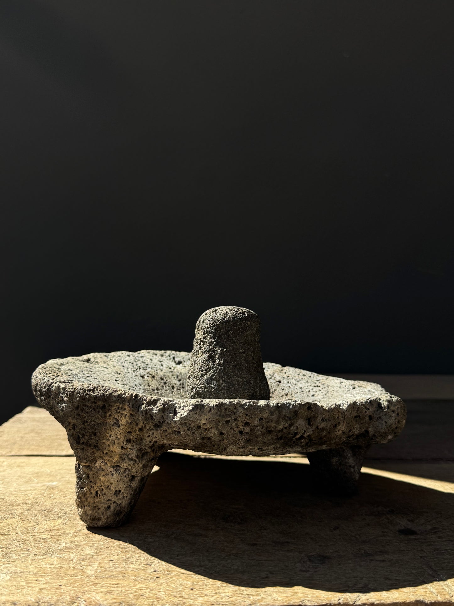 Antique Mortar & Mano From Matehuala, SLP