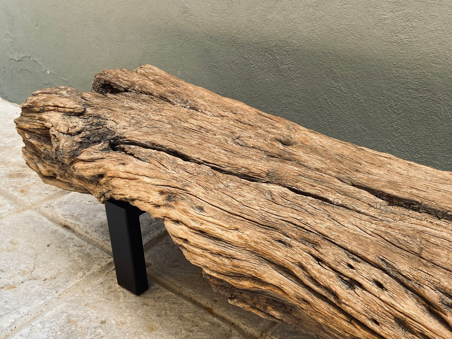 Mesquite Plank Bench