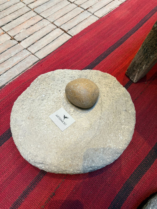 Primitive Stone Mortar From San Luis Potosí, Mexico