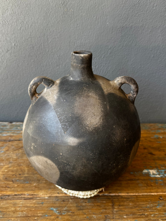 Black Clay Mezcalero From Oaxaca, 1950’s | Mezcalero De Barro Negro, Años 50’s