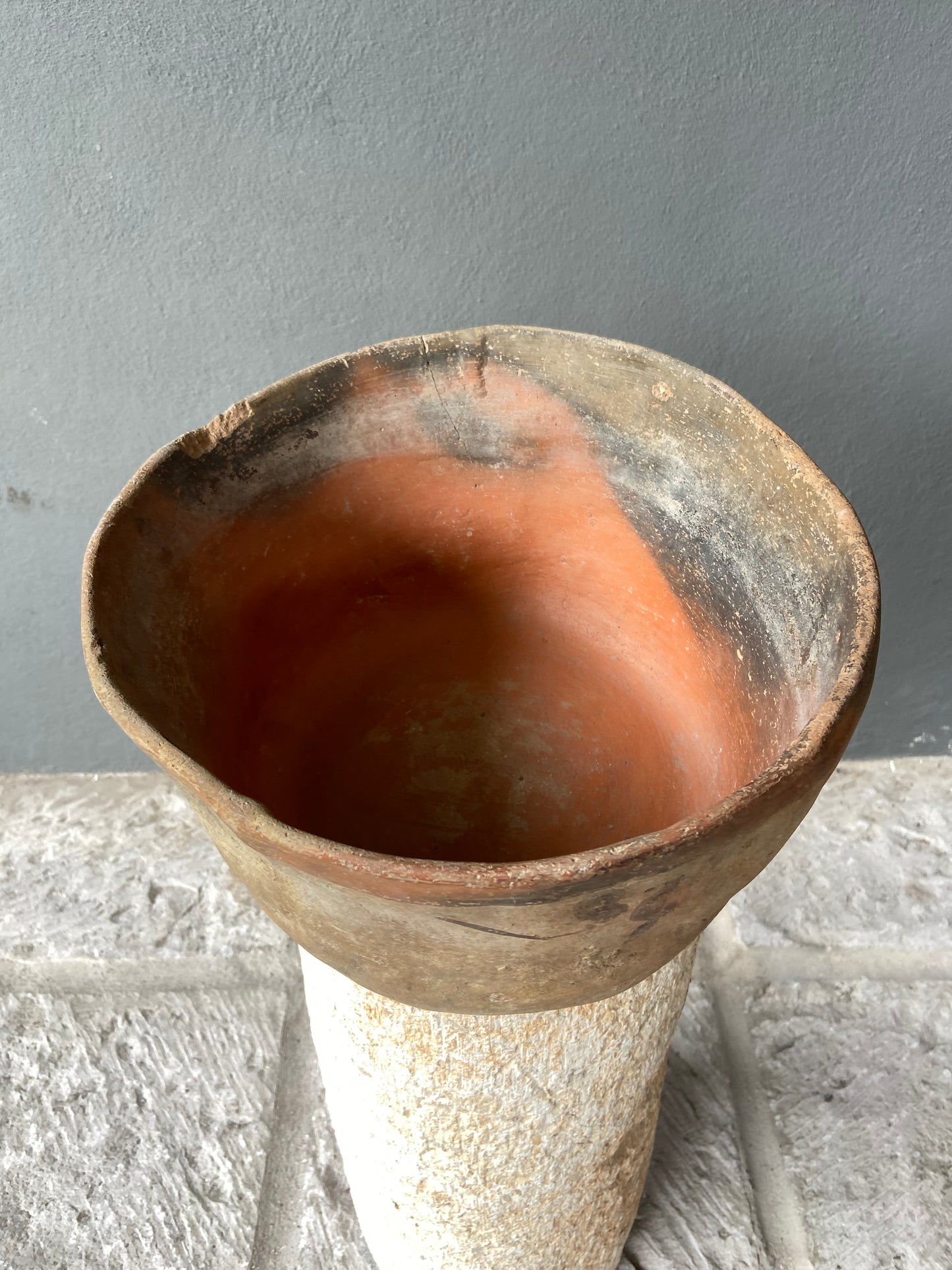 Terracotta Water Bowl from Veracruz/ Olla Apaxtle de Veracruz