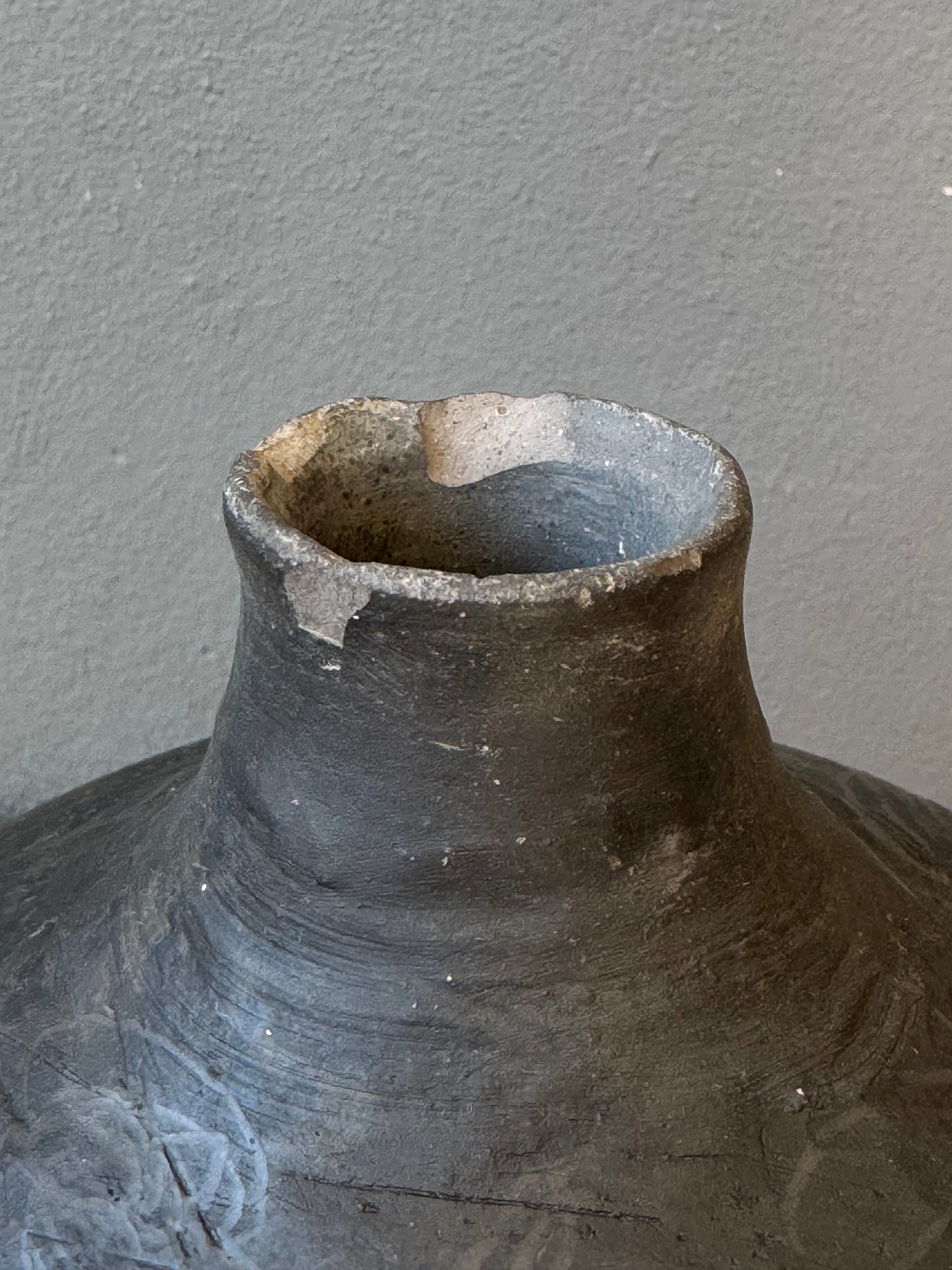 Black Clay Mezcal Jug From Oaxaca 1950’s