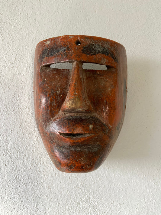 Mascara Ceremonial de Hidalgo Años 80 / Ceremonial Dance Mask From Hidalgo