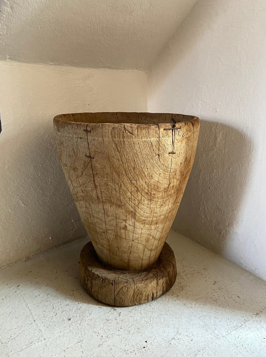 Wood Coffee Mortar / Mortero para Café