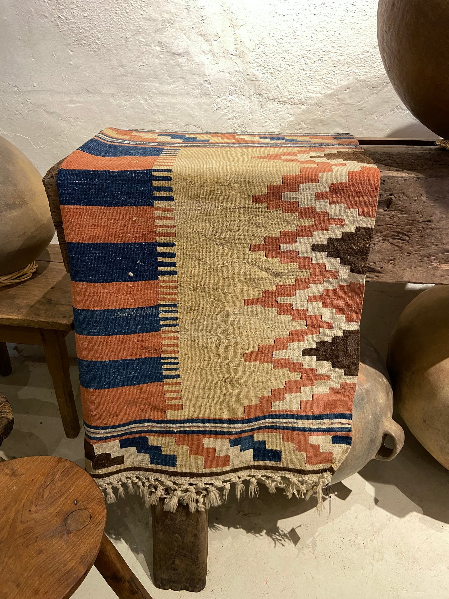 Tribal Kilim Carpet from Turkey 1970´s / Tapete Kilim Turco Años 70´s